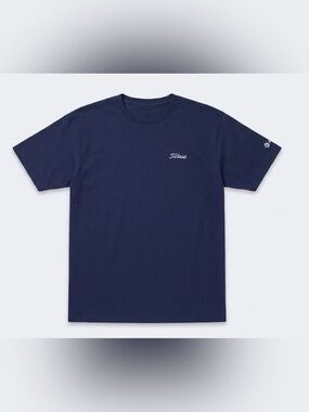 Vintage Titleist Golf T-Shirt Mens Large Blue Embroidered Fruit Of The Loom Y2K